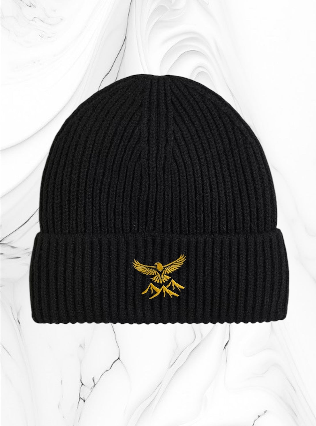 Bonnet brodé avec fil doré- AQUILA