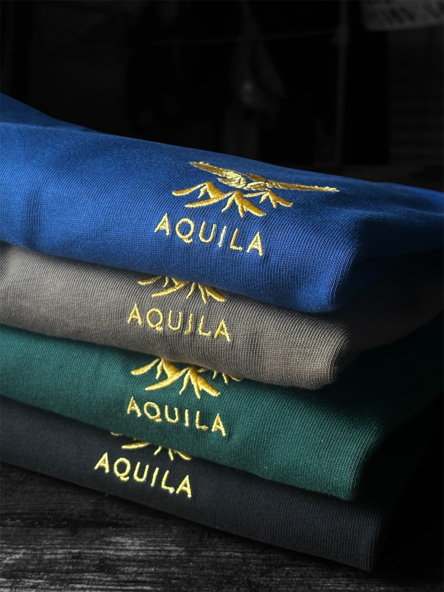 Tee shirt oversized 100% heavy cotton - mountain infinity design- AQUILA