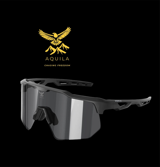 AQUILA - Lunettes de soleil multisport catégorie 3 - Black