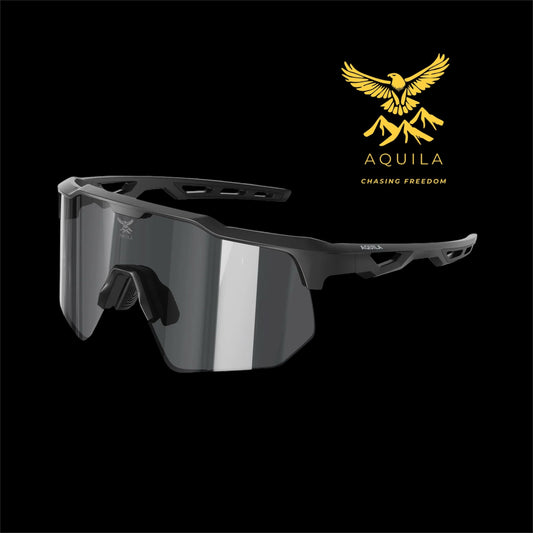 AQUILA - Lunettes de soleil multisport catégorie 3 - Black